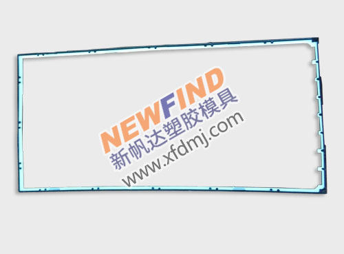 雙色手機(jī)顯示屏內(nèi)膠框模具