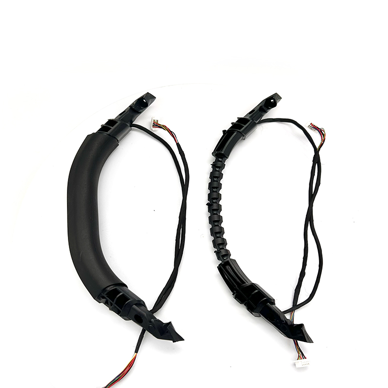 智能家居把手帶線塑料外殼成型加工包膠手柄